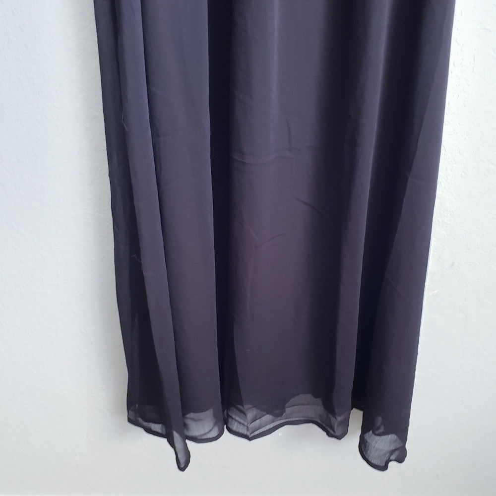 Baltic Born Dione Long Sleeve Black Midi Dress - Picture 4 of 6